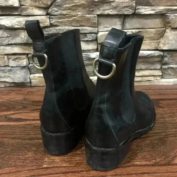 Cole Haan Air Evan Women’s 6.5 B Black Leather Short Boot D35597 Waterproof - Picture 3 of 15